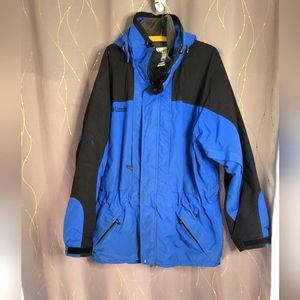 VTG Columbia Double Whammy Jacket Adult XL Medium Blue Ski Snow Winter Mens